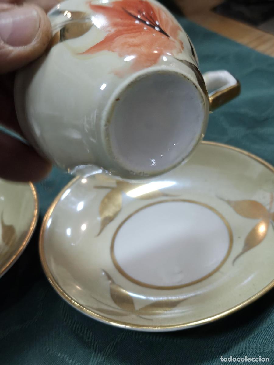 Vintage: 2 tazas y platos un tu y yo - Foto 4