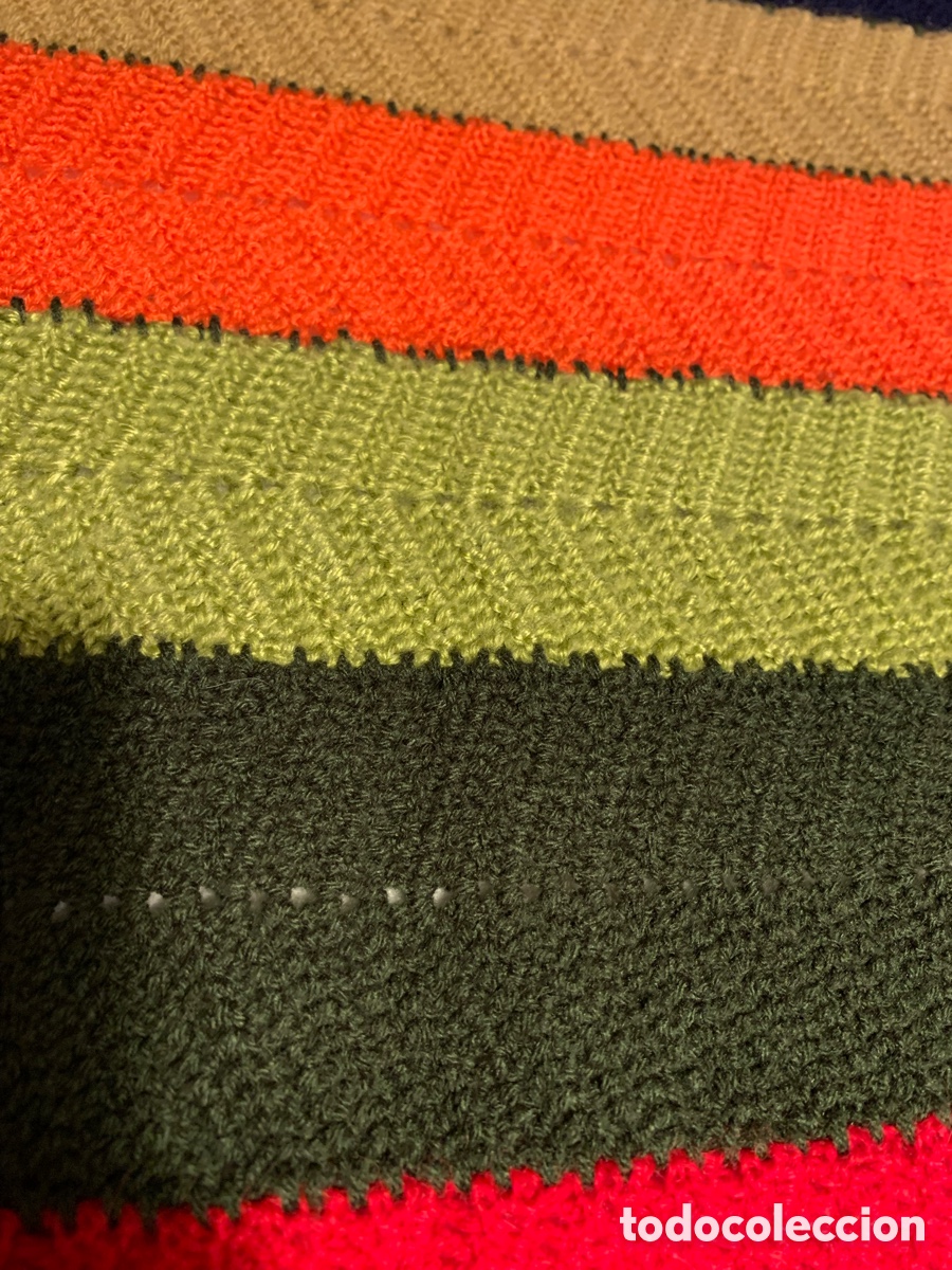 Vintage: 2 colchas-manta artesanales - Foto 4