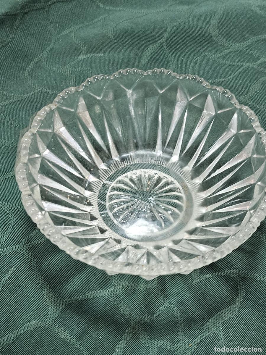 Vintage: cuenco de cristal antiguo - Foto 2