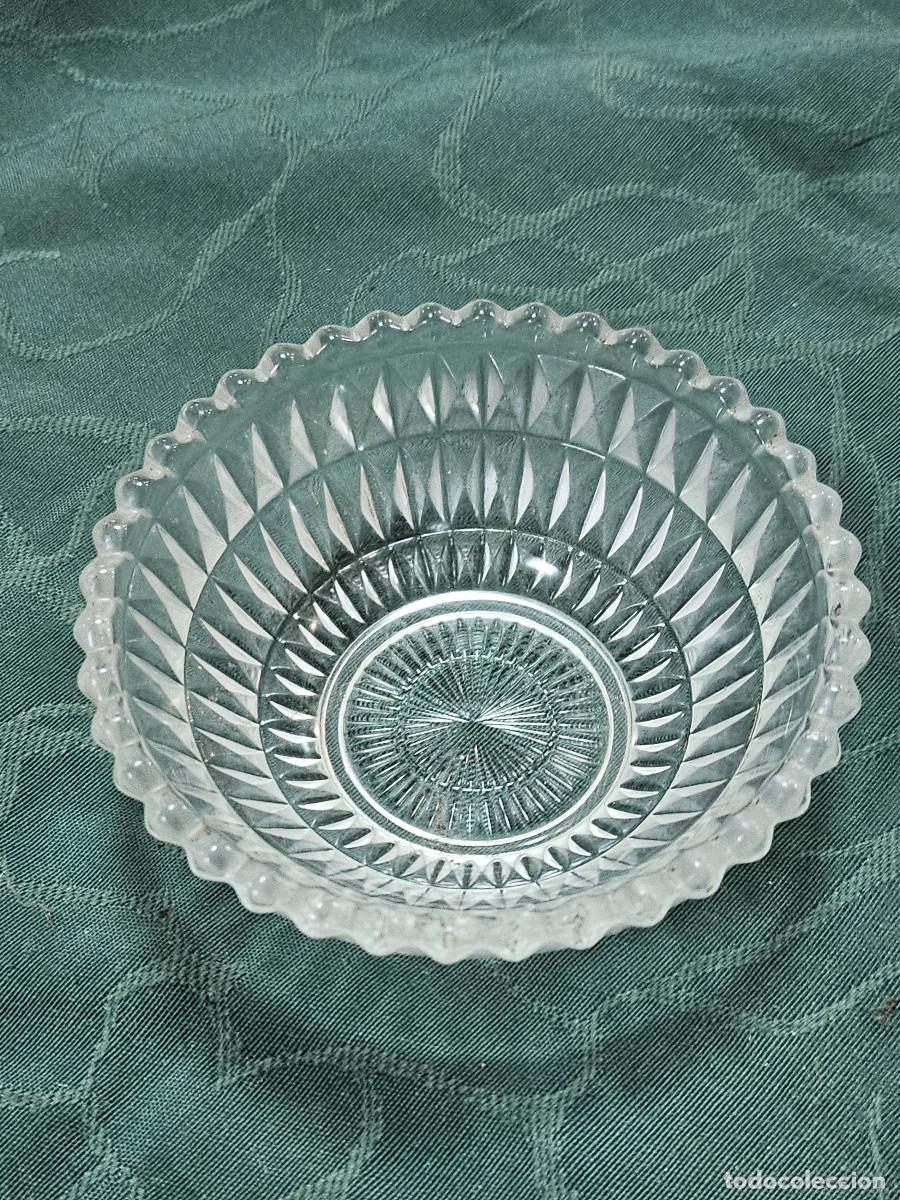 Vintage: cuenco de cristal antiguo - Foto 1