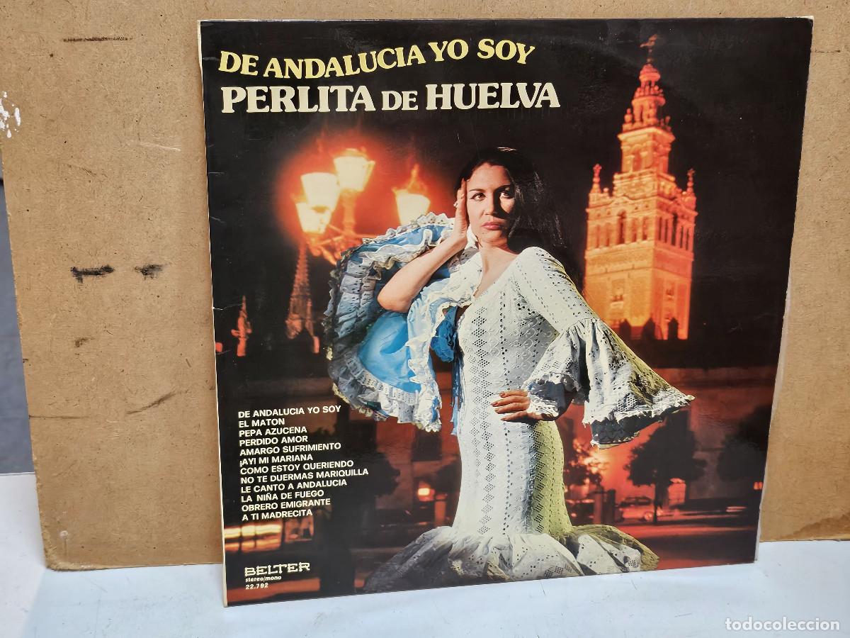 Vintage: disco lp de perlita de huelva - Foto 1