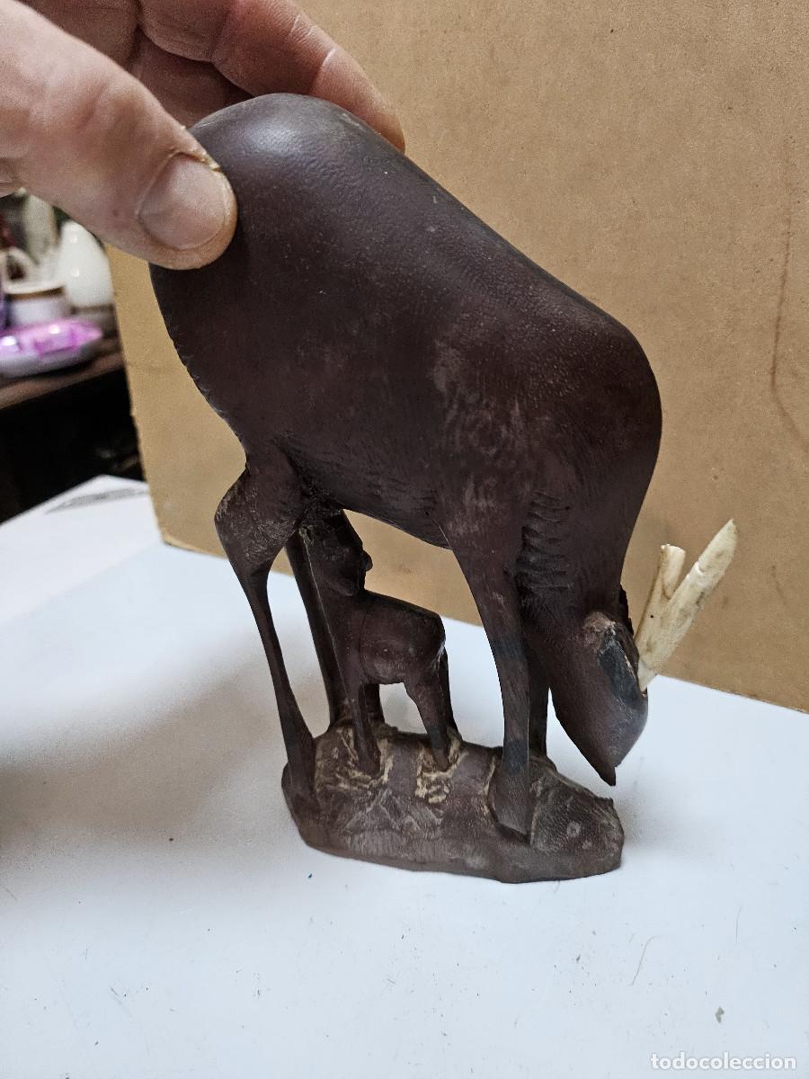 Vintage: figura africana de madera - Foto 6