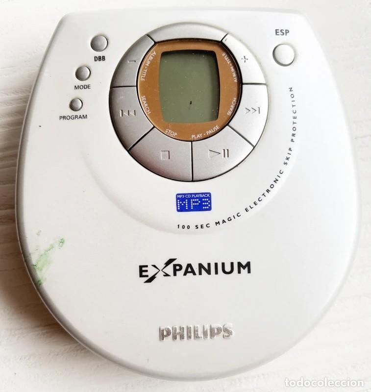 Vintage: Reproductor port&aacute;til Philips Cd/DVD/Mp3. Coleccionistas