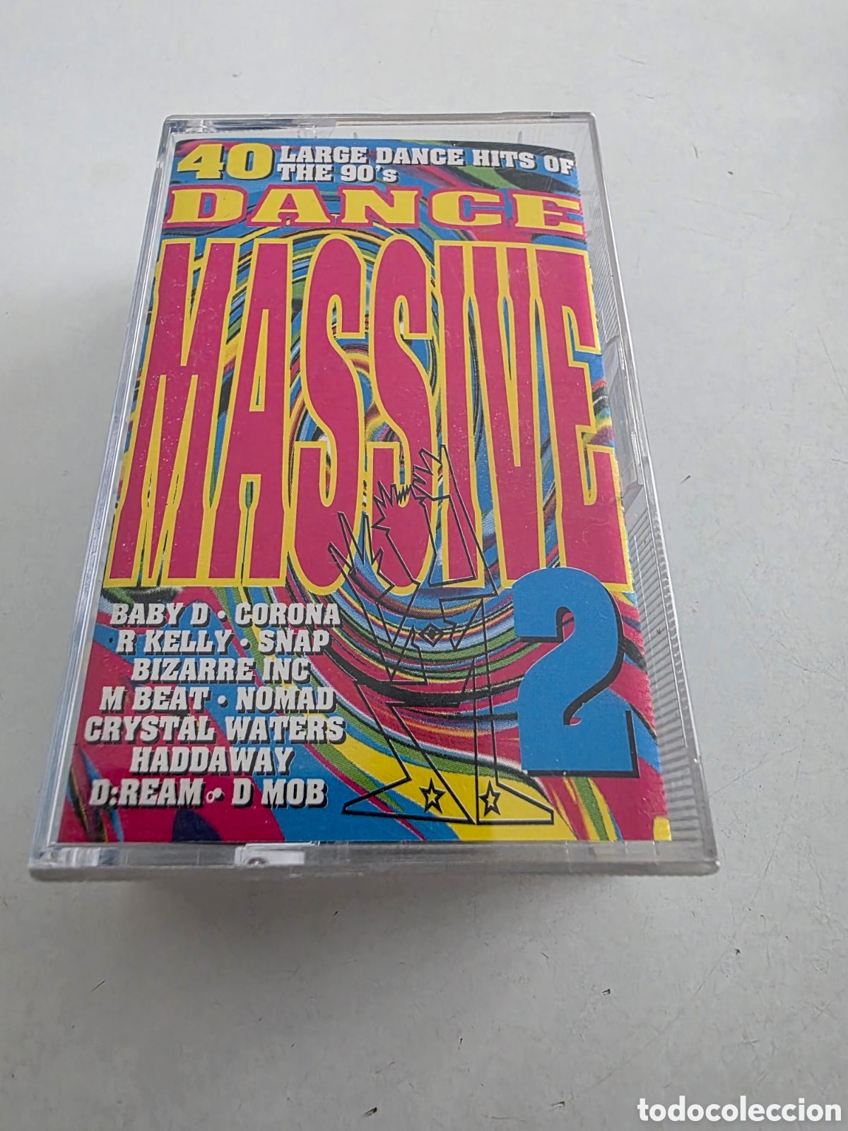 Vintage: Dance Massive 2 Doble Cassette 90s &ndash; Estado 9/10 - Foto 2
