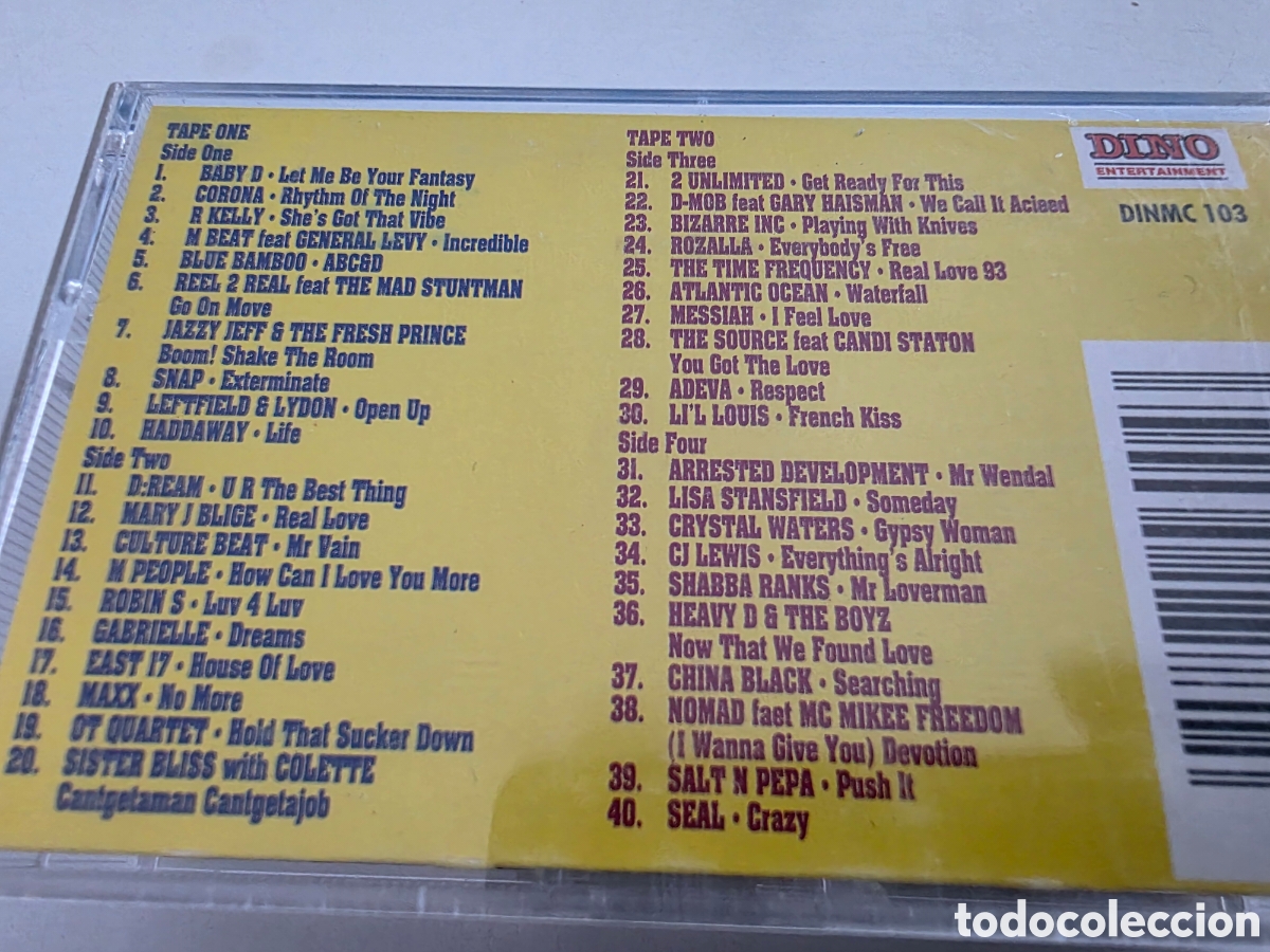 Vintage: Dance Massive 2 Doble Cassette 90s &ndash; Estado 9/10 - Foto 4