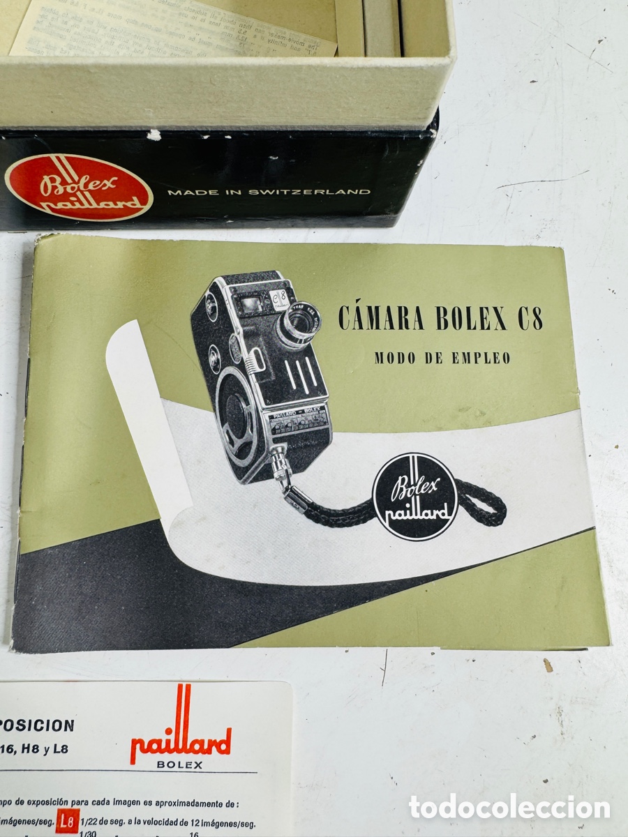 Vintage: Bolex C8 Switzerland 8mm Camera - Foto 16