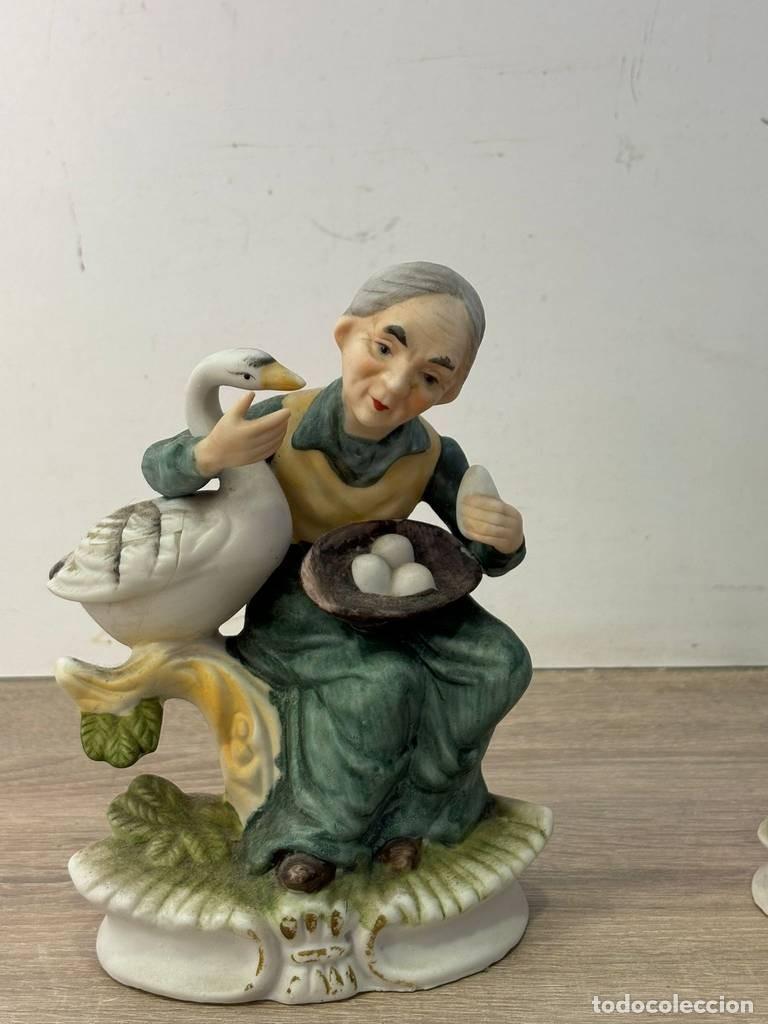 Vintage: 2 FIGURAS DE ANCIANOS - Foto 2