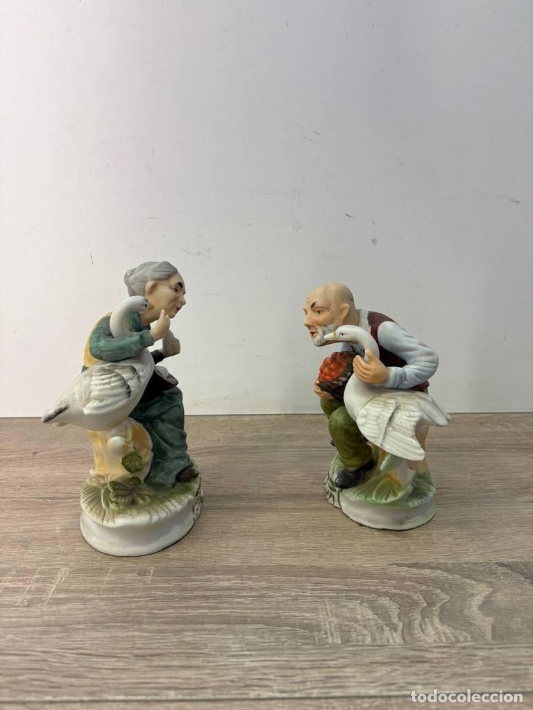 Vintage: 2 FIGURAS DE ANCIANOS - Foto 4