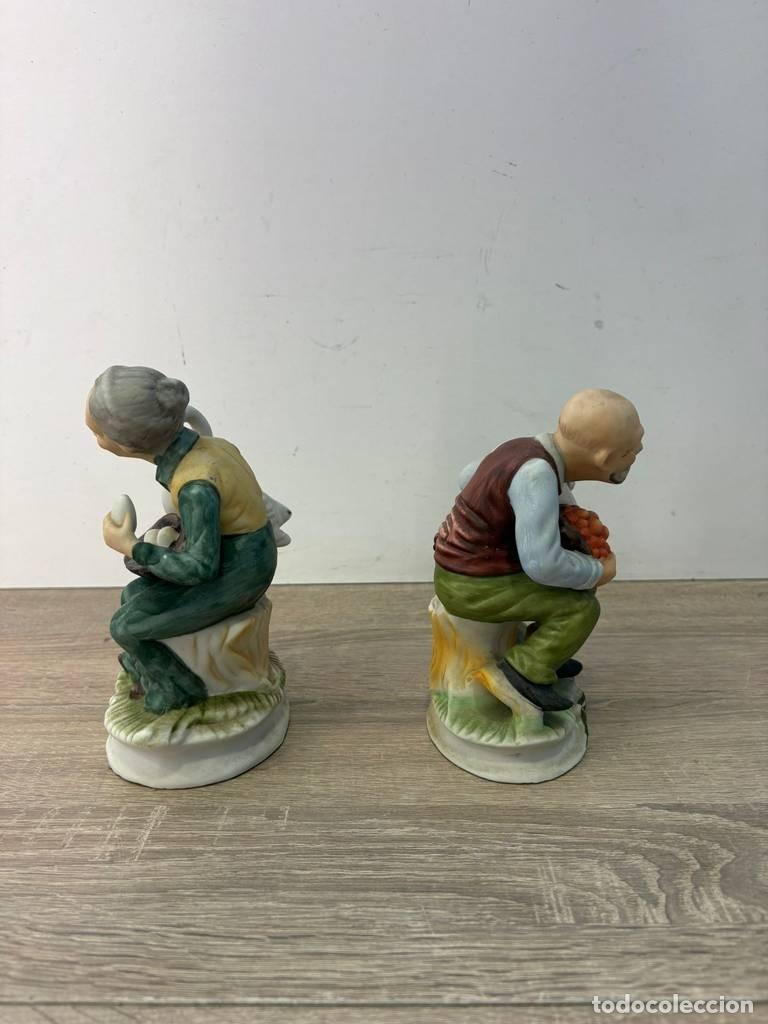 Vintage: 2 FIGURAS DE ANCIANOS - Foto 5