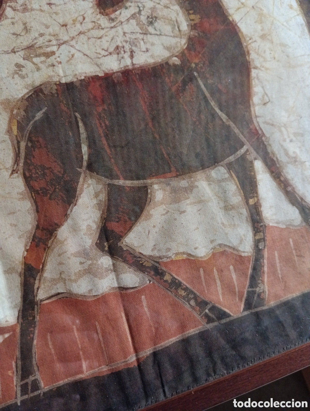 Vintage: VINTAGE BATIK AFRICANO ENMARCADO. - Foto 14