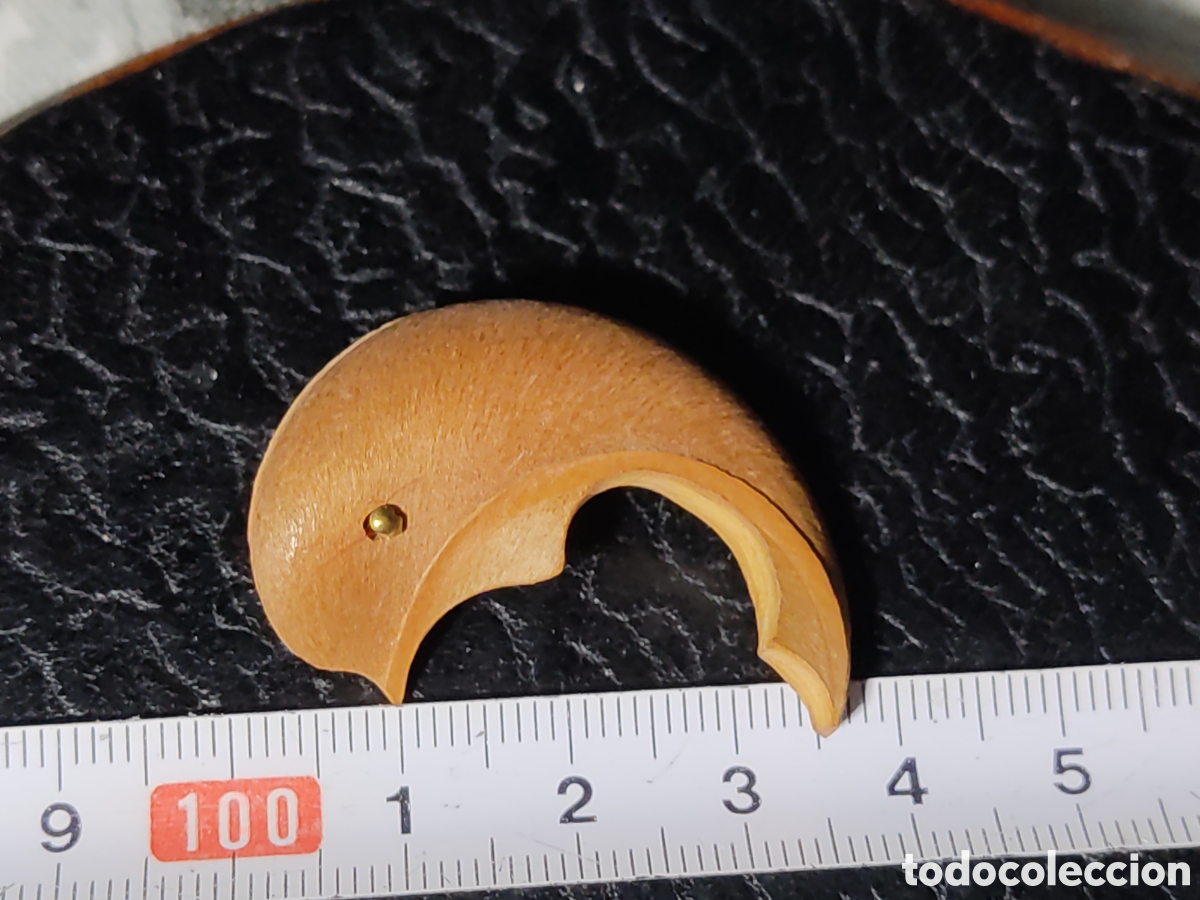 Vintage: Broche delf&iacute;n tallado en madera.VINTAGE - Foto 3