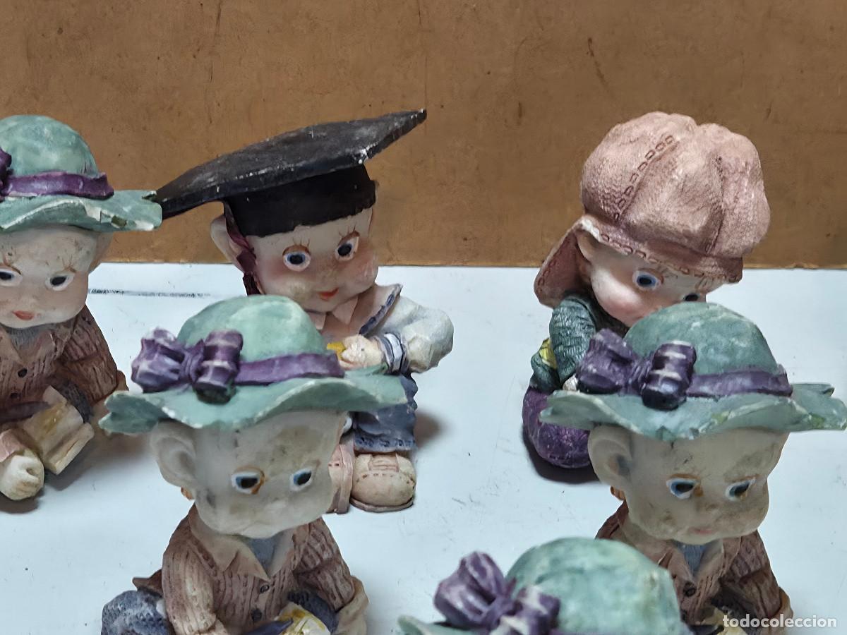 Vintage: 9 figurillas en acrilico decoracion - Foto 3