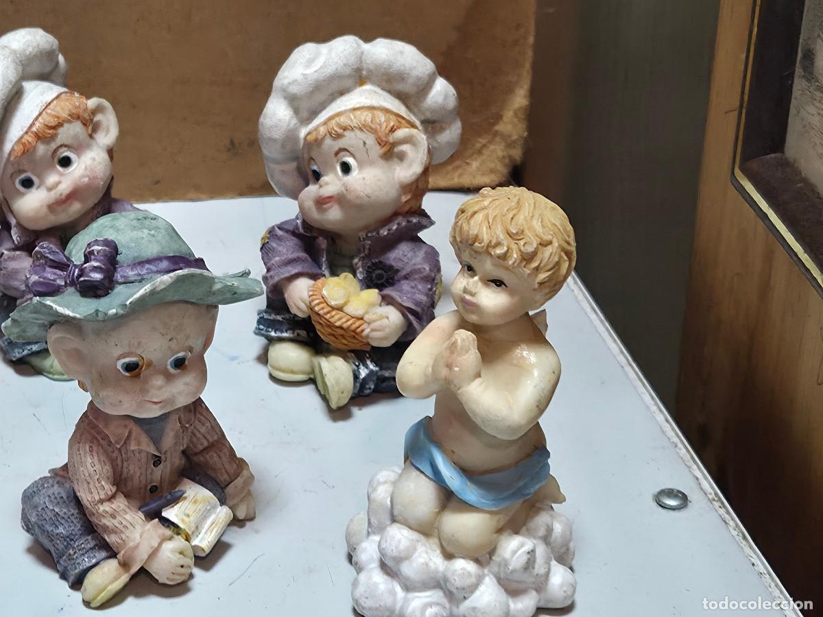 Vintage: 9 figurillas en acrilico decoracion - Foto 4