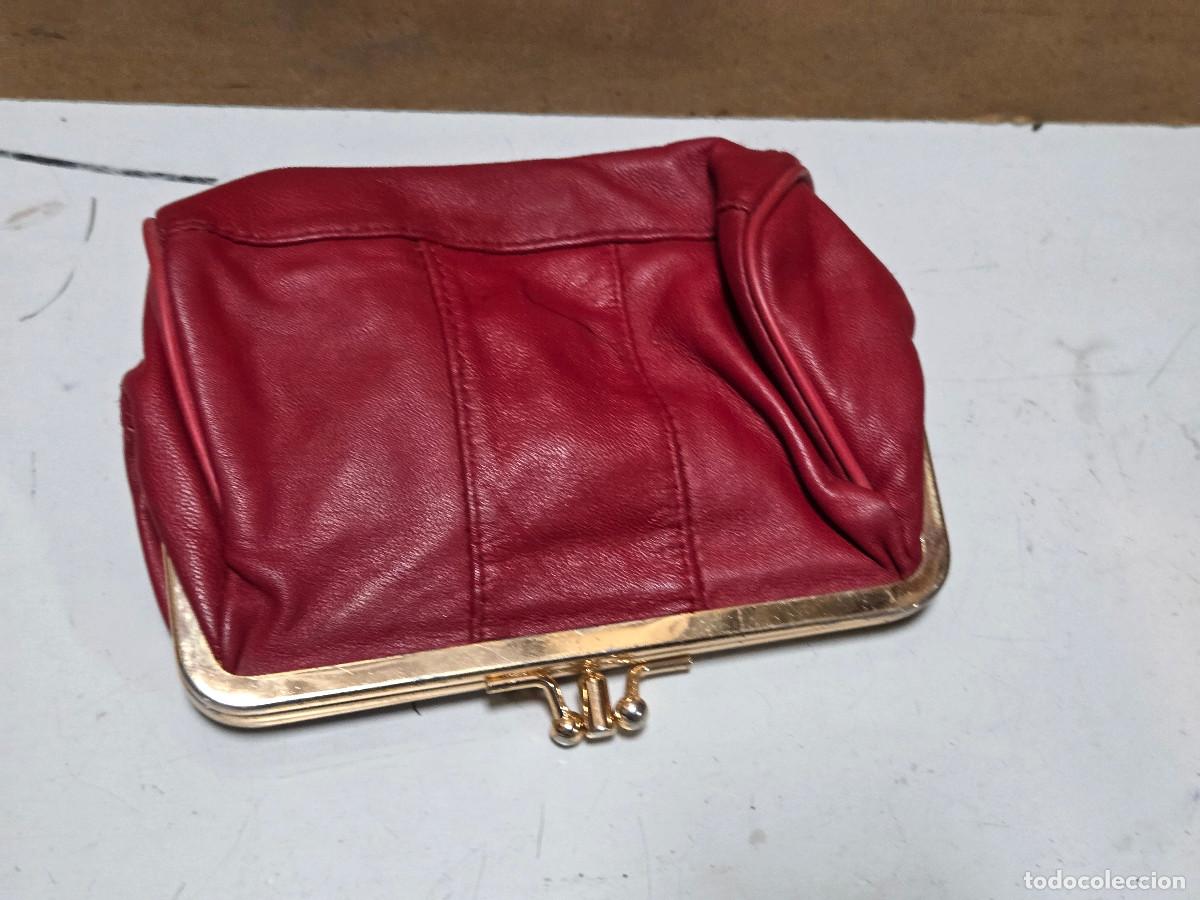 Vintage: monedero de piel antiguo - Foto 3