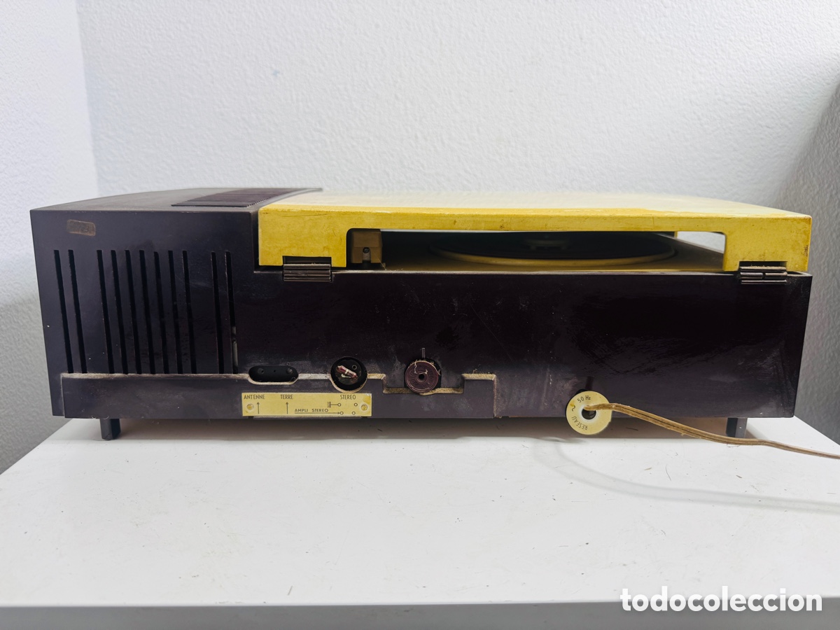 Vintage: Philips Radio Tocadiscos V&aacute;lvulas H3F08A 1960 TUBES LAMPES Para Restaurar - Foto 14