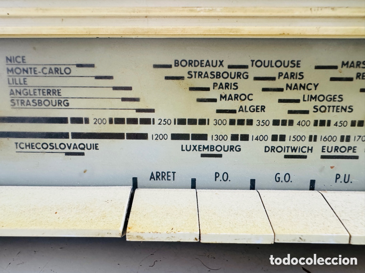 Vintage: Philips Radio Tocadiscos V&aacute;lvulas H3F08A 1960 TUBES LAMPES Para Restaurar - Foto 15