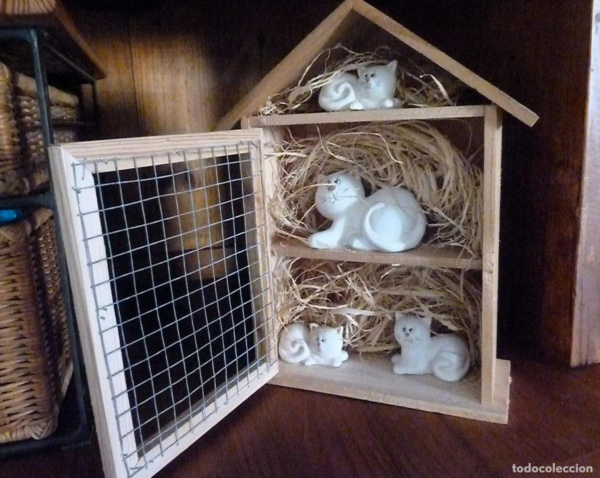 Vintage: Cuadro decoraci&oacute;n gatos - Foto 4