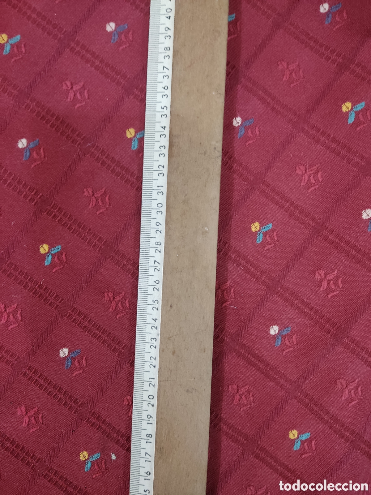 Vintage: Antigua regla de madera 50 cm - Foto 3