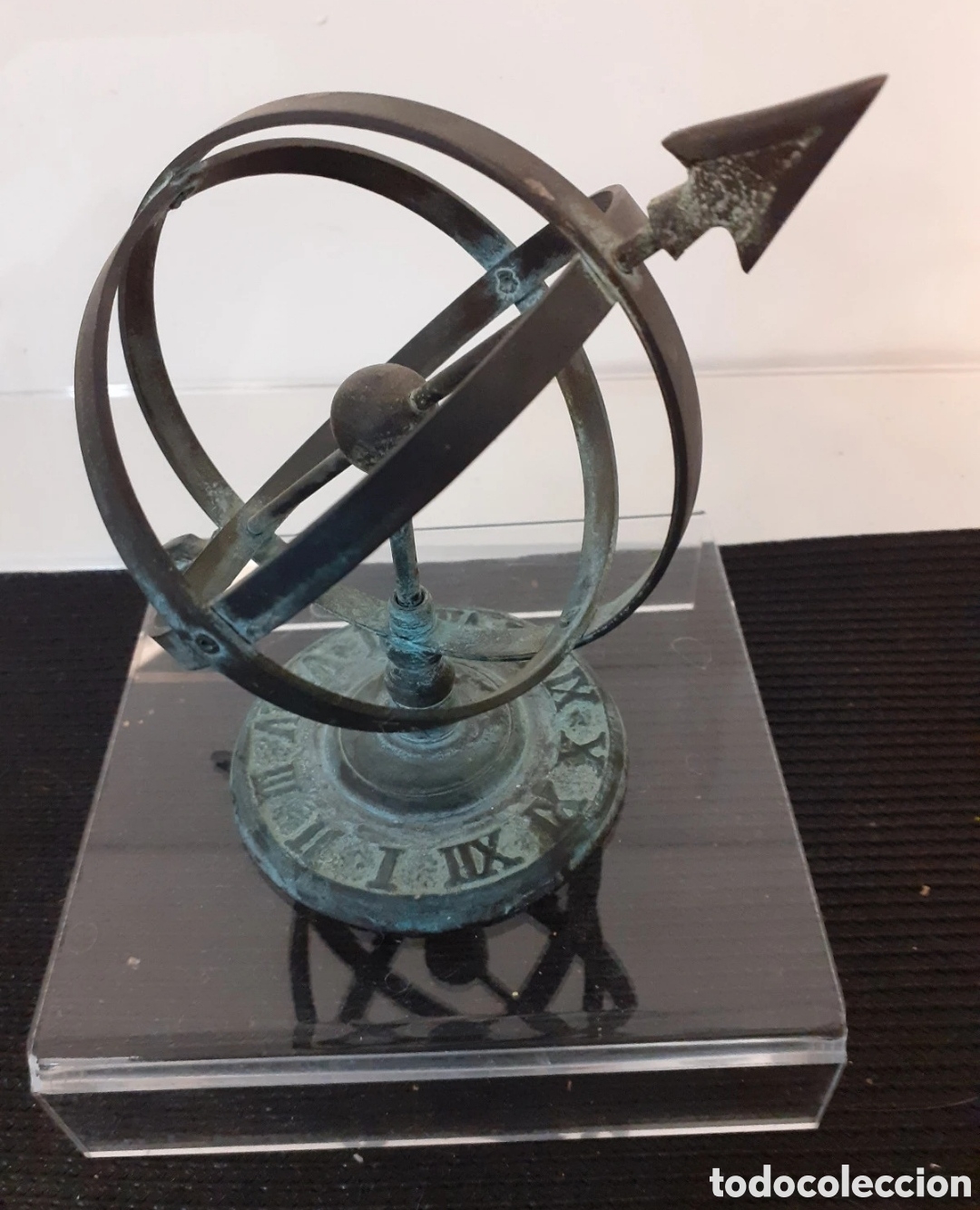 Vintage: Esfera solar armilar, bronce - Foto 1