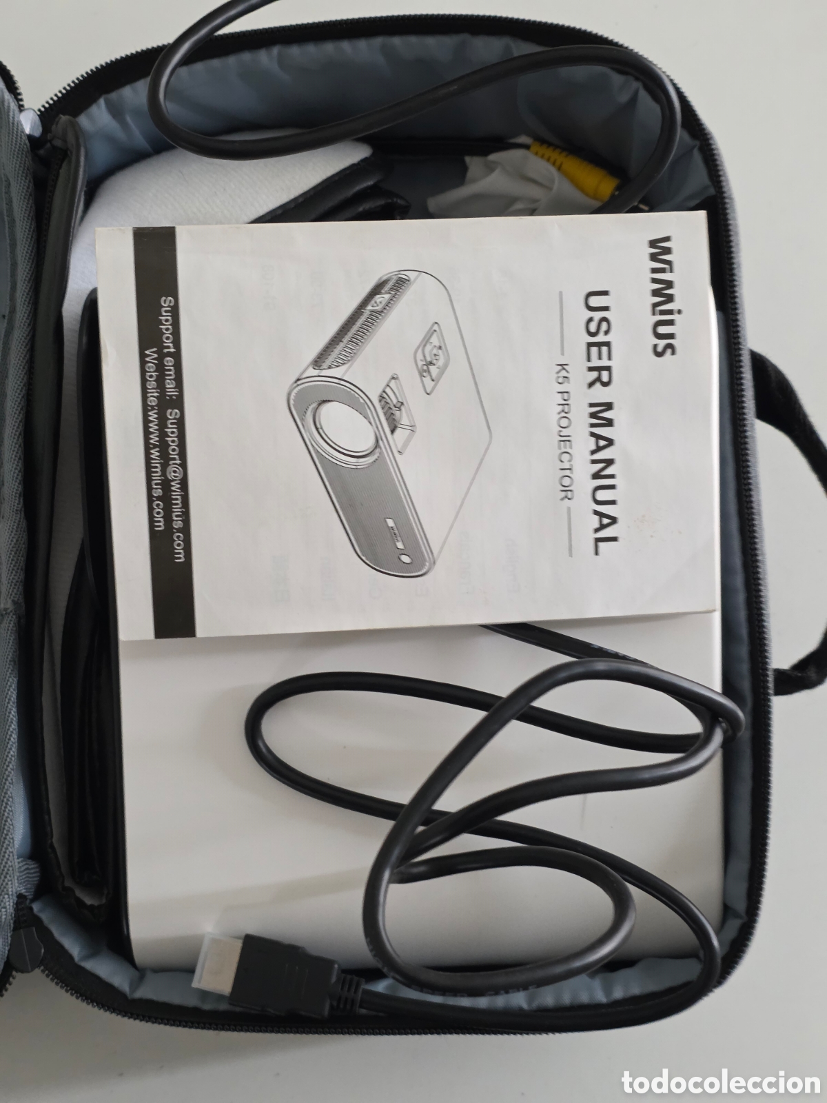 Vintage: Proyector WiMiUS K5 HD + Funda (Sin Mando) - Foto 5