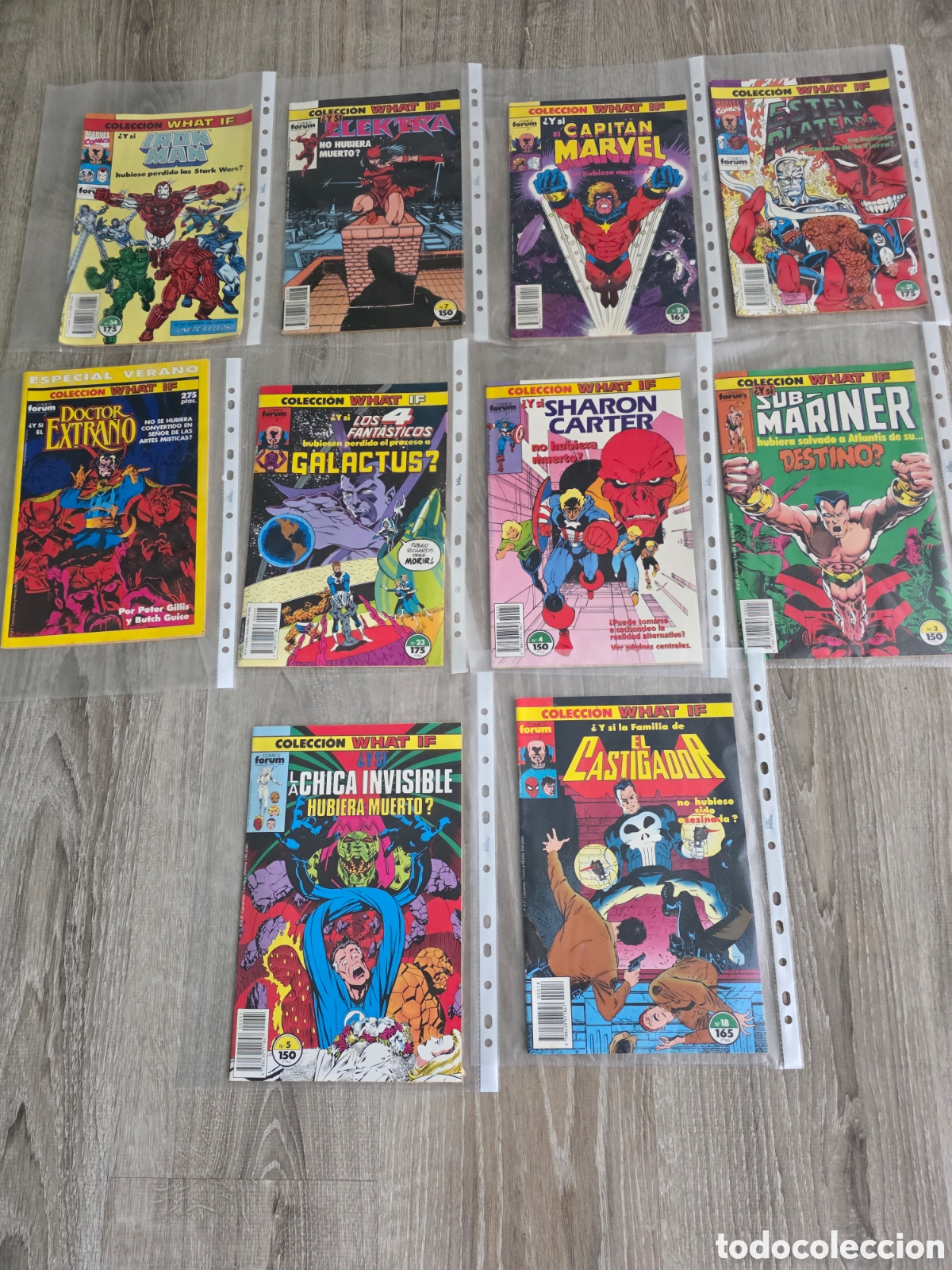 Vintage: Lote What If Marvel Forum 10 n&uacute;meros - Foto 3