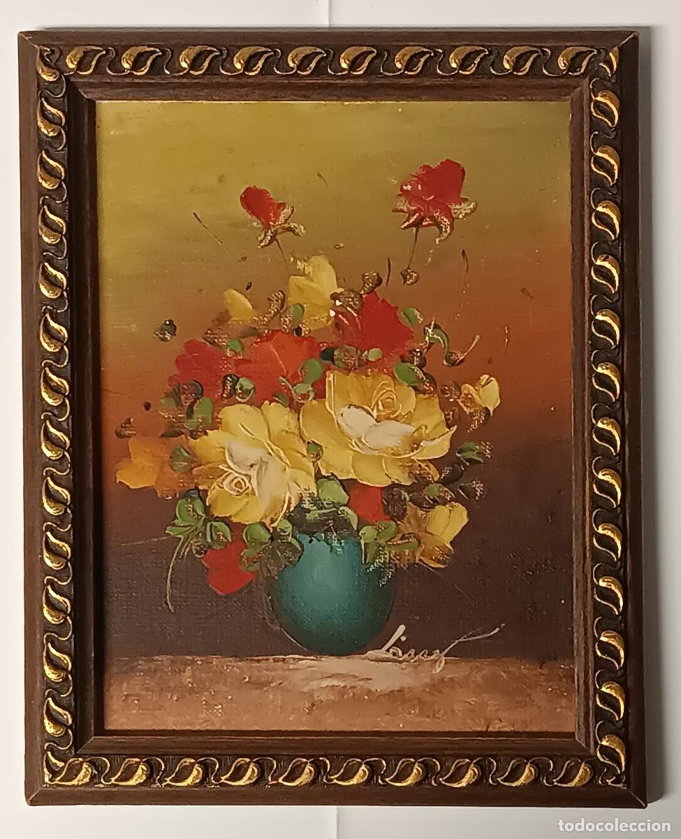 Vintage: PEQUE&Ntilde;O CUADRITO DECORATIVO, PINTURA AL OLEO