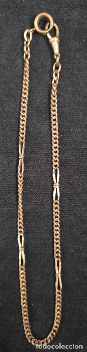 Vintage: Cadena Vintage para Reloj de Bolsillo 16 cm en Tono Dorado &ndash; Estilo Cl&aacute;sico PPS S.XX