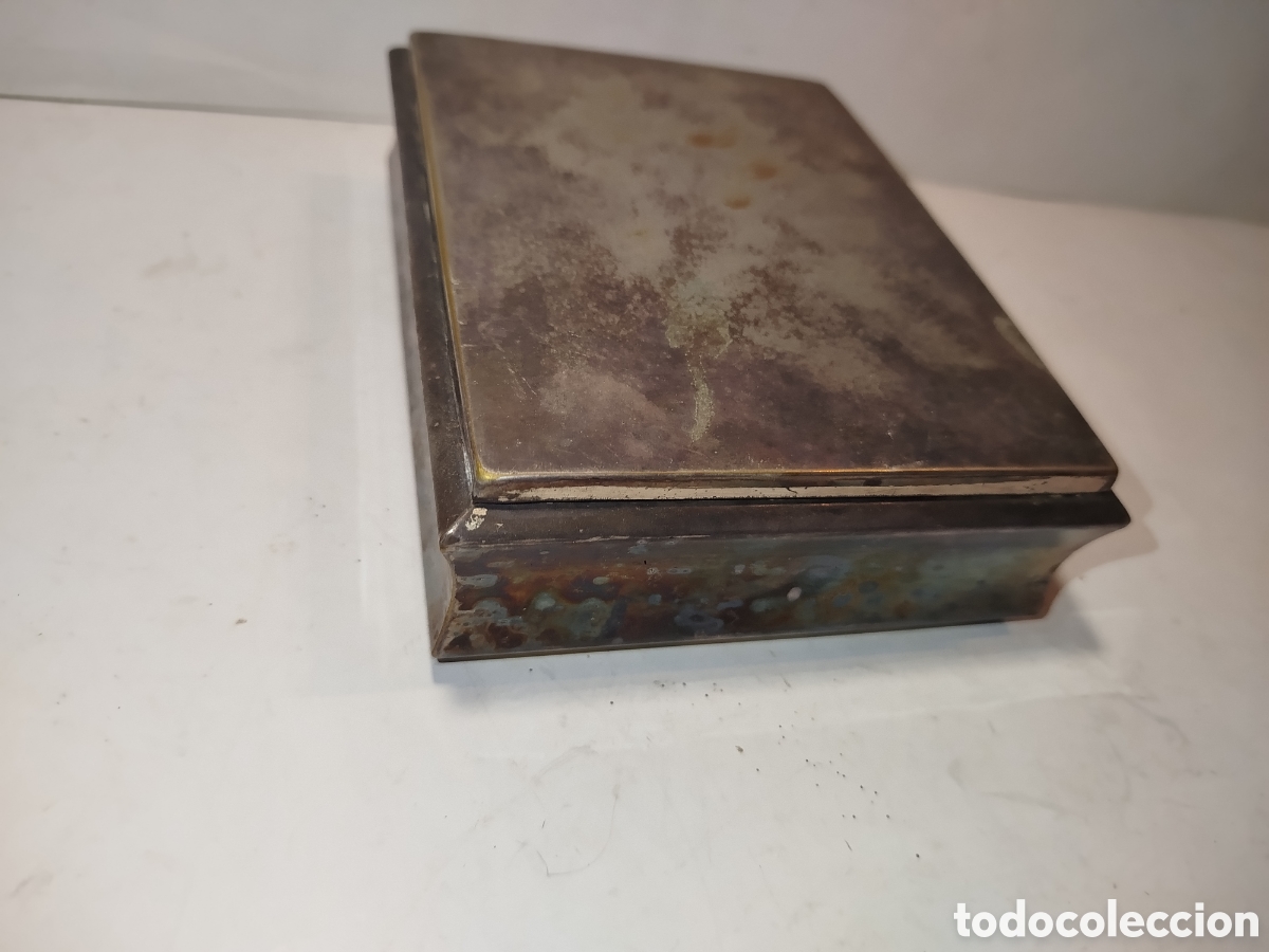 Vintage: Caja de madera y metal - Foto 3