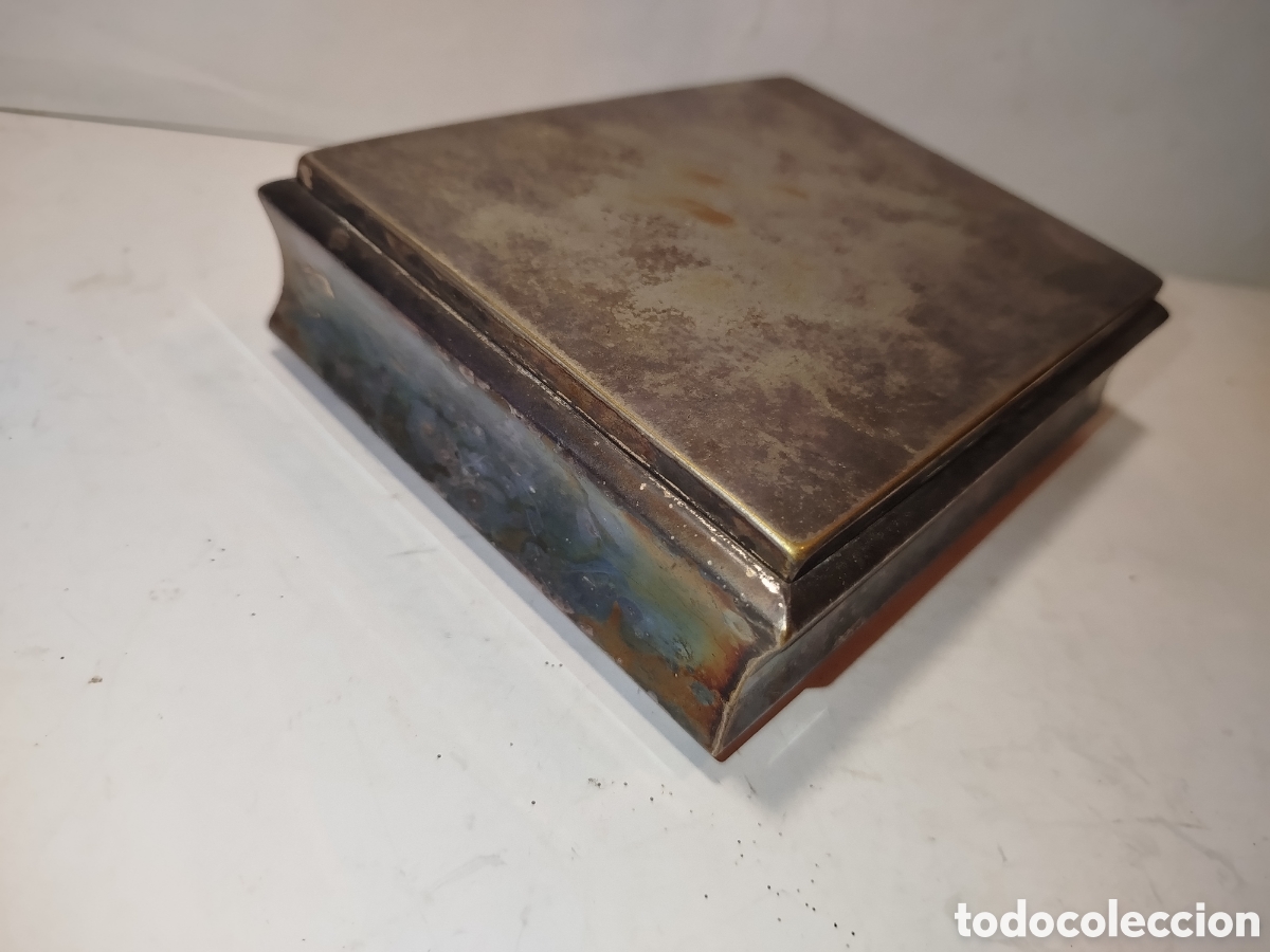 Vintage: Caja de madera y metal - Foto 4