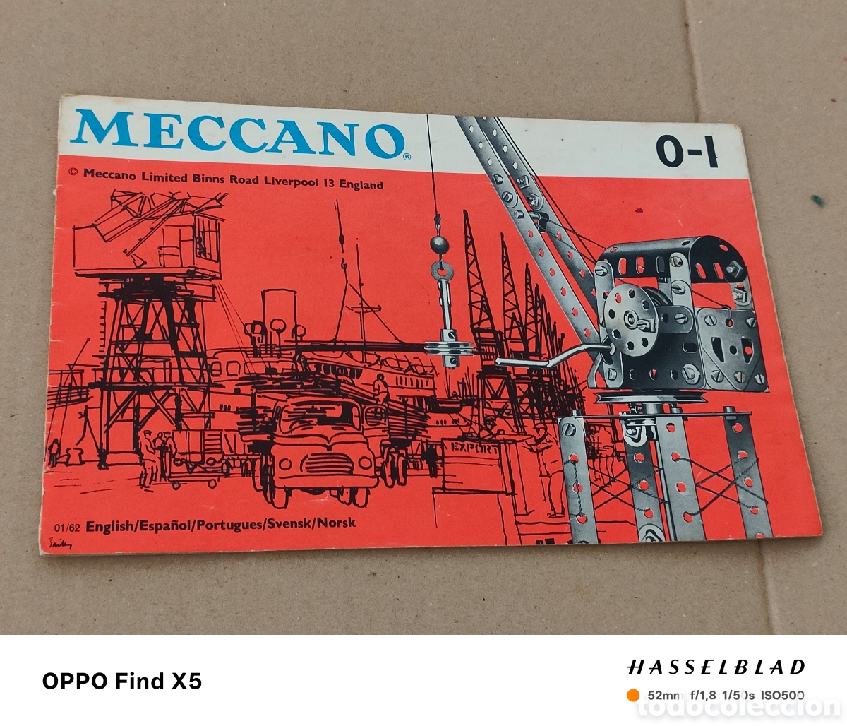 Vintage: Plano modelos 0-1 de Meccano usado - Foto 1