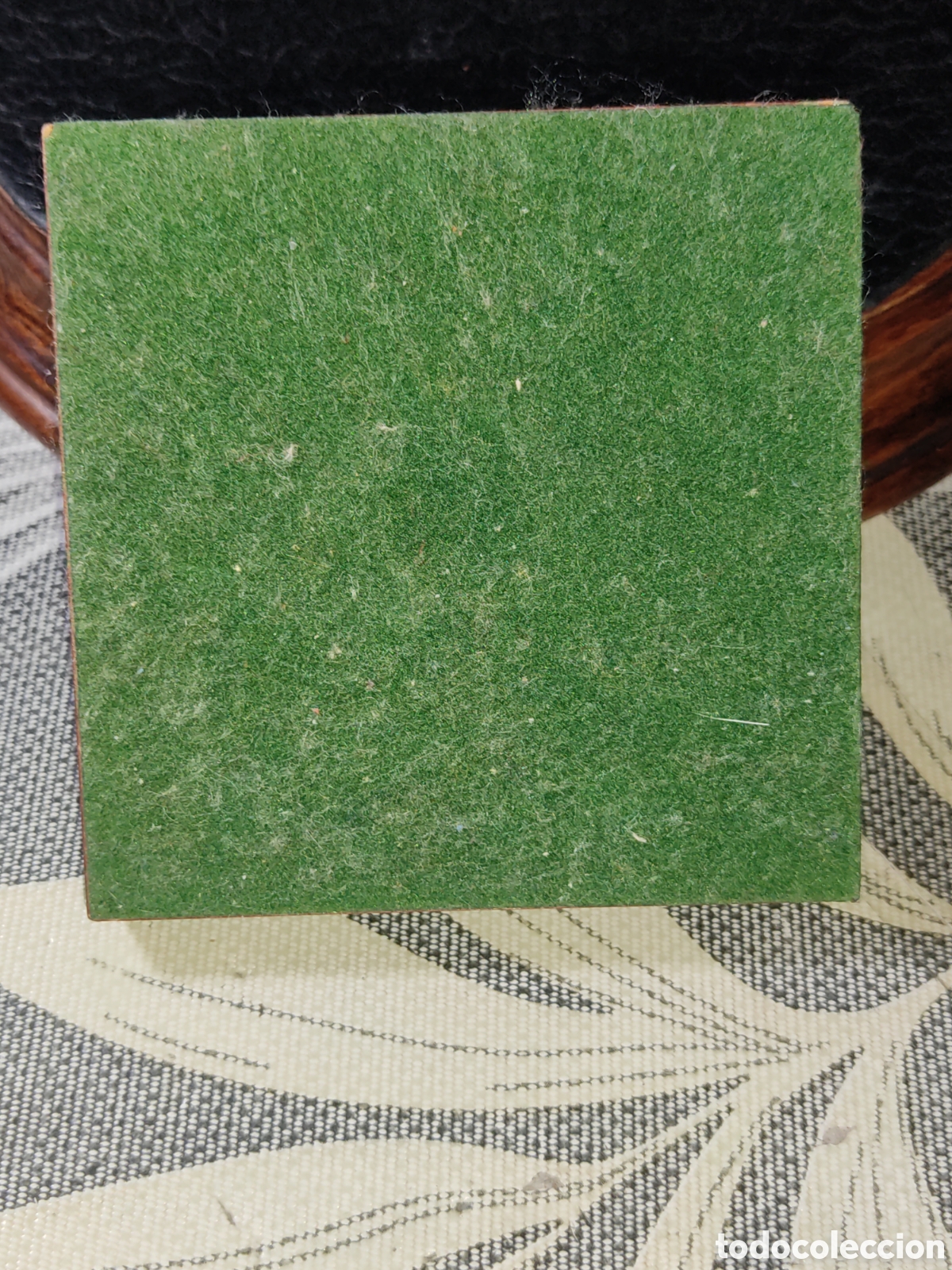 Vintage: Peana de madera 7.5cm x 7.5cm.Vintage. - Foto 4