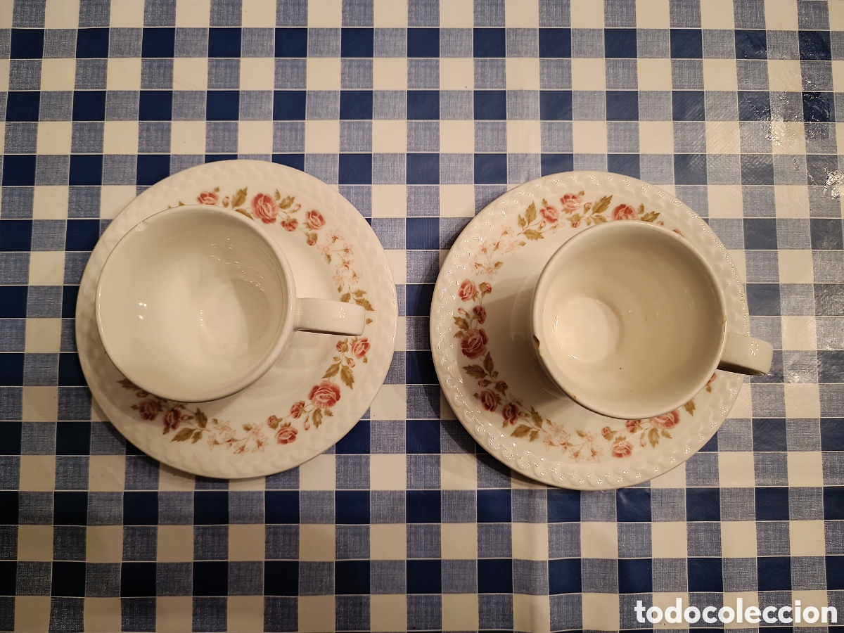 Vintage: Dos platos y dos tazas vintage - Foto 2