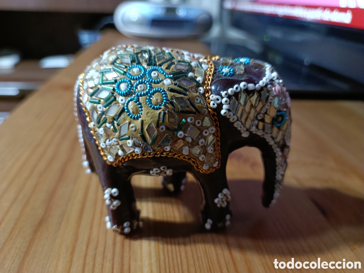 Vintage: Elefante indio la suerte - Foto 2