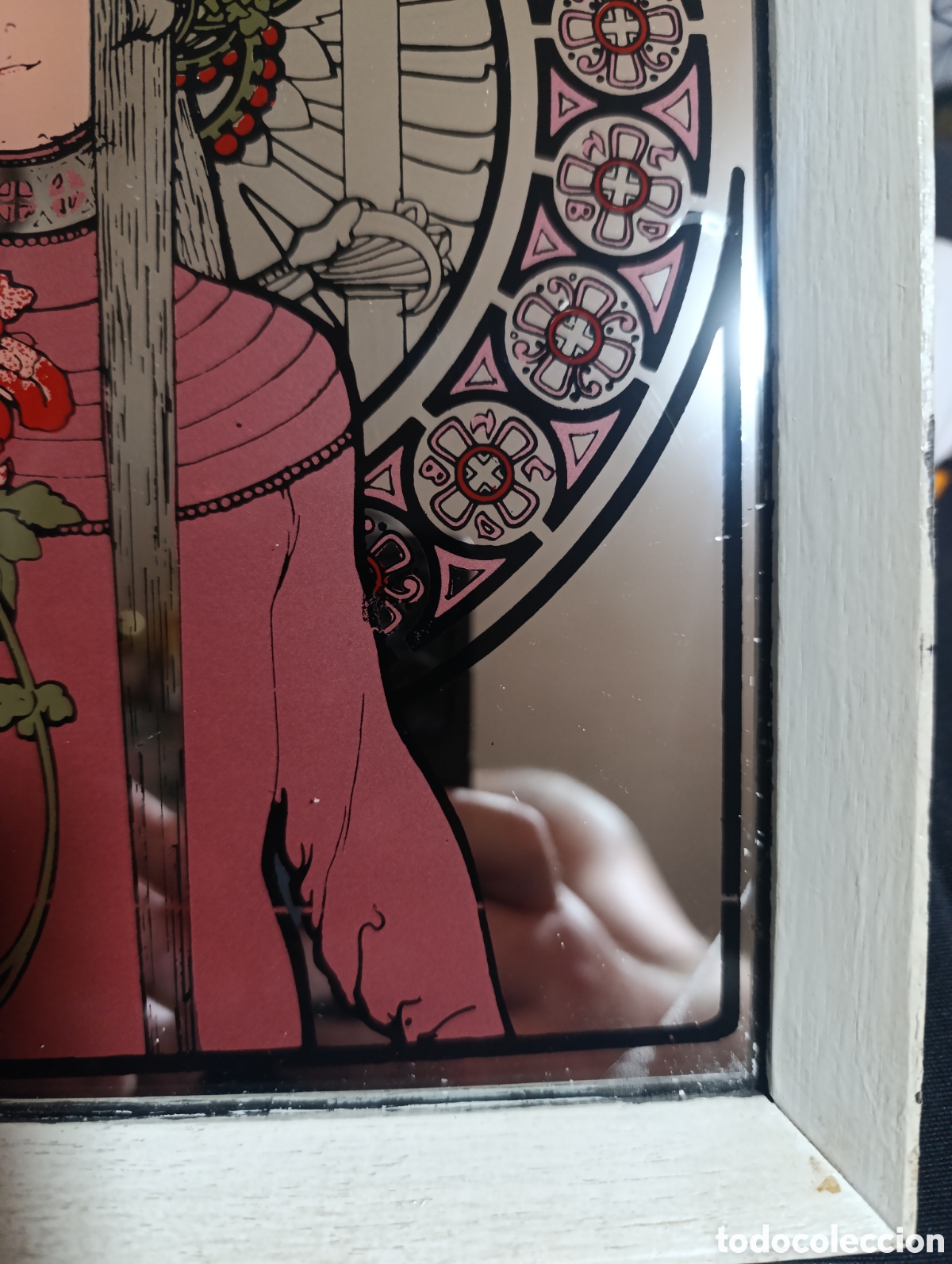 Vintage: Cuadro espejo Art Nouveau. - Foto 2