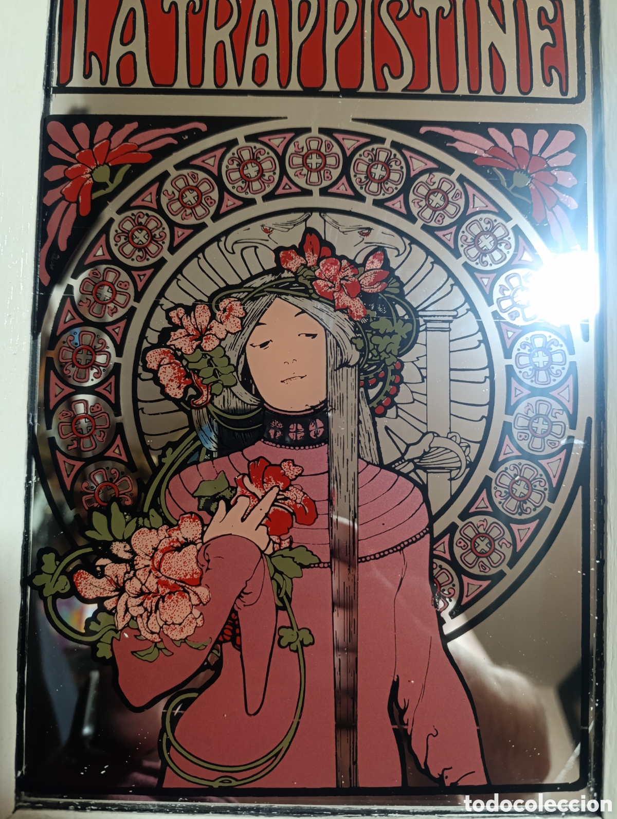 Vintage: Cuadro espejo Art Nouveau. - Foto 3