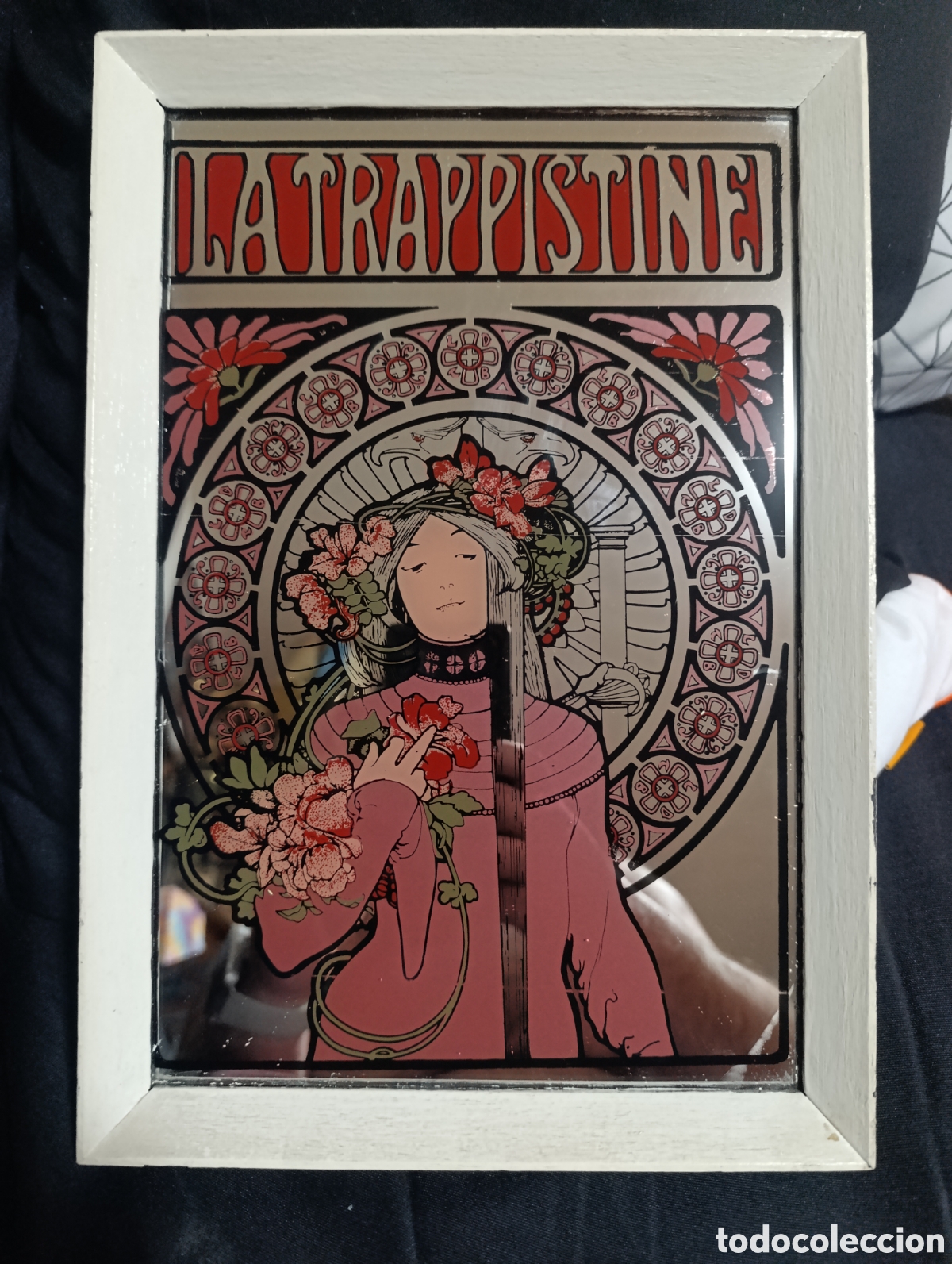 Vintage: Cuadro espejo Art Nouveau. - Foto 4