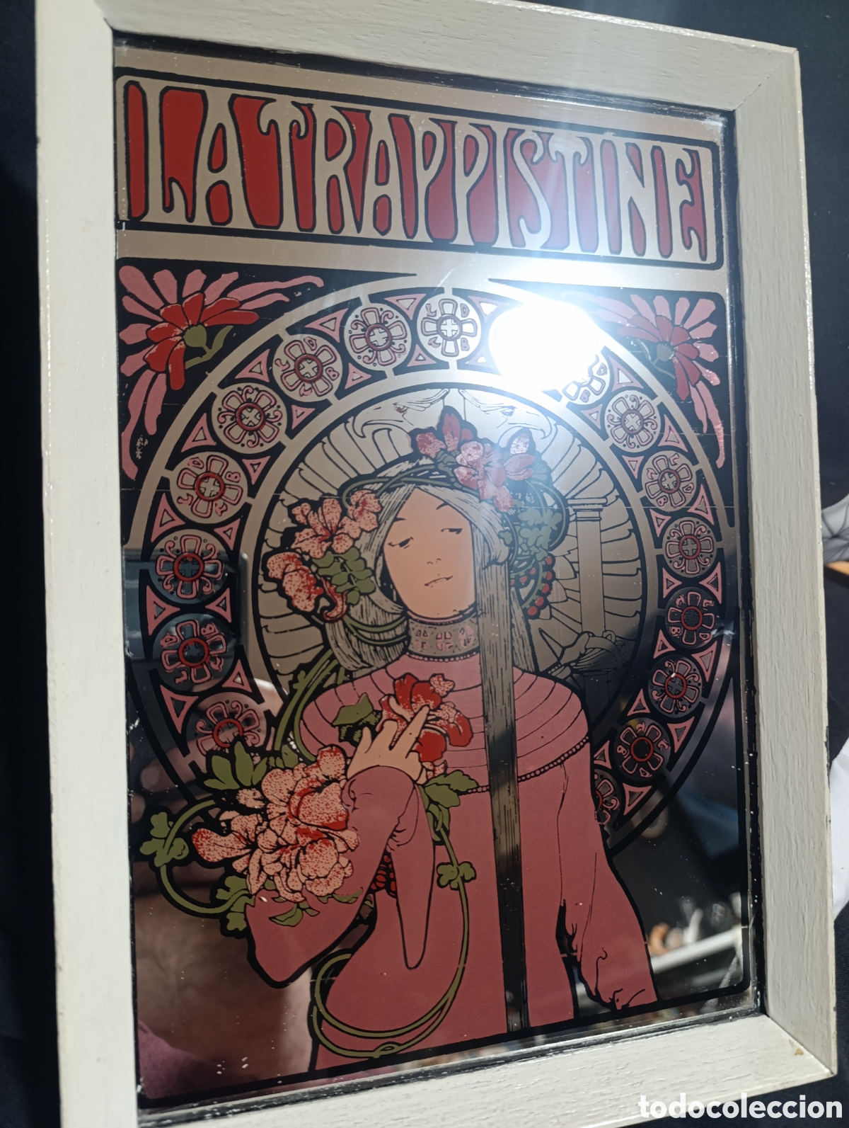 Vintage: Cuadro espejo Art Nouveau. - Foto 6