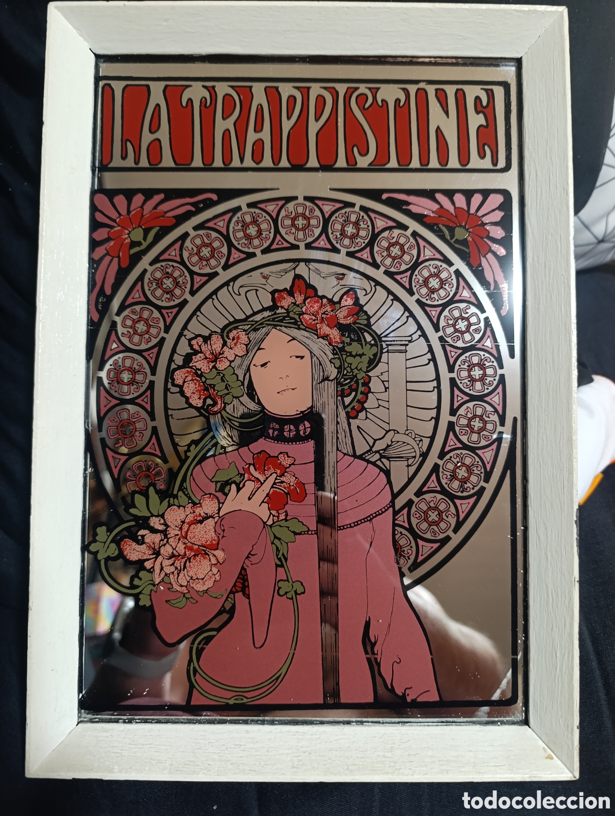 Vintage: Cuadro espejo Art Nouveau. - Foto 1