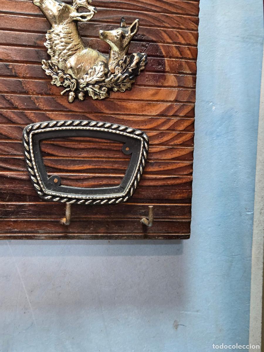 Vintage: colgador de llaves de madera - Foto 3