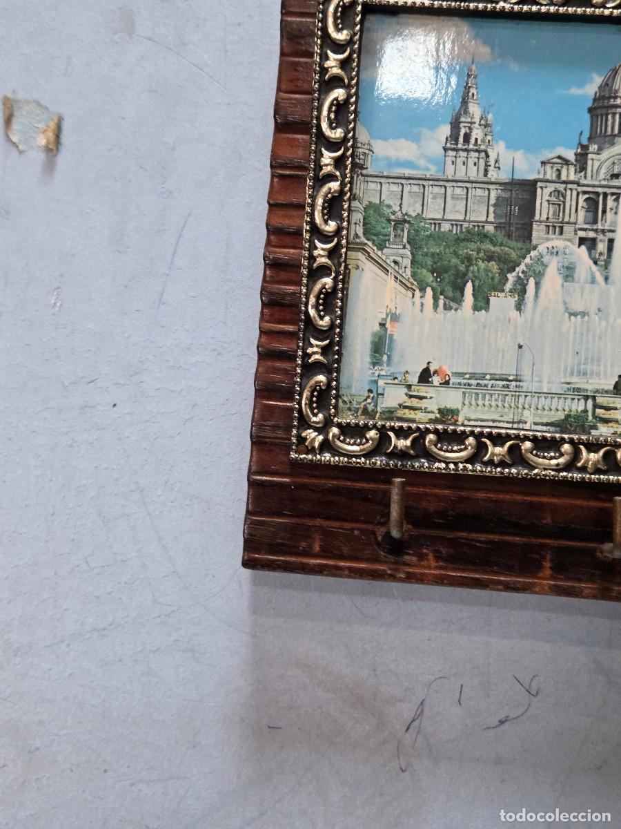 Vintage: colgador de llaves de madera - Foto 5