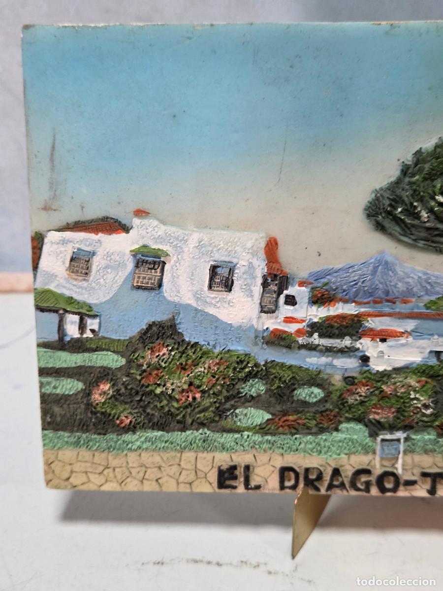 Vintage: placa de paisaje acrilico - Foto 3