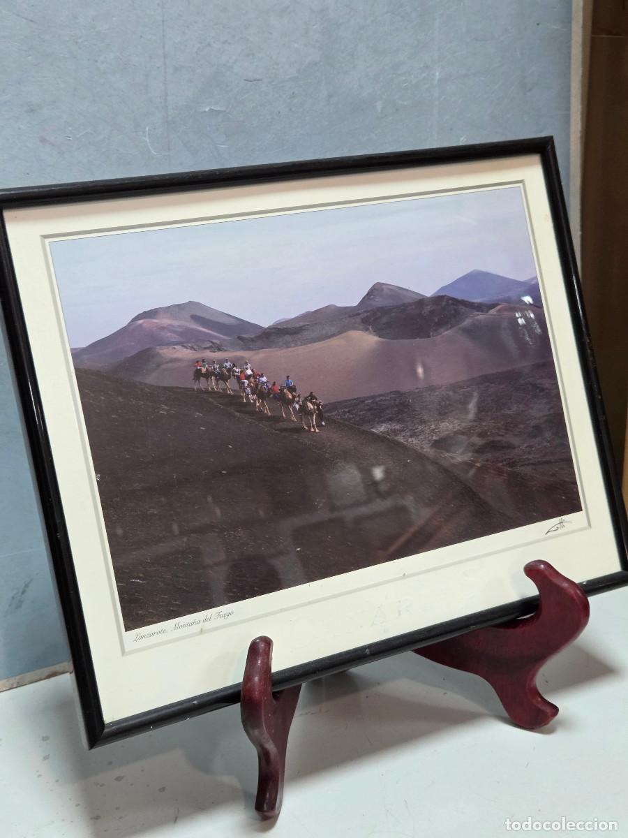 Vintage: cuadro con fotografia de lanzarote - Foto 1