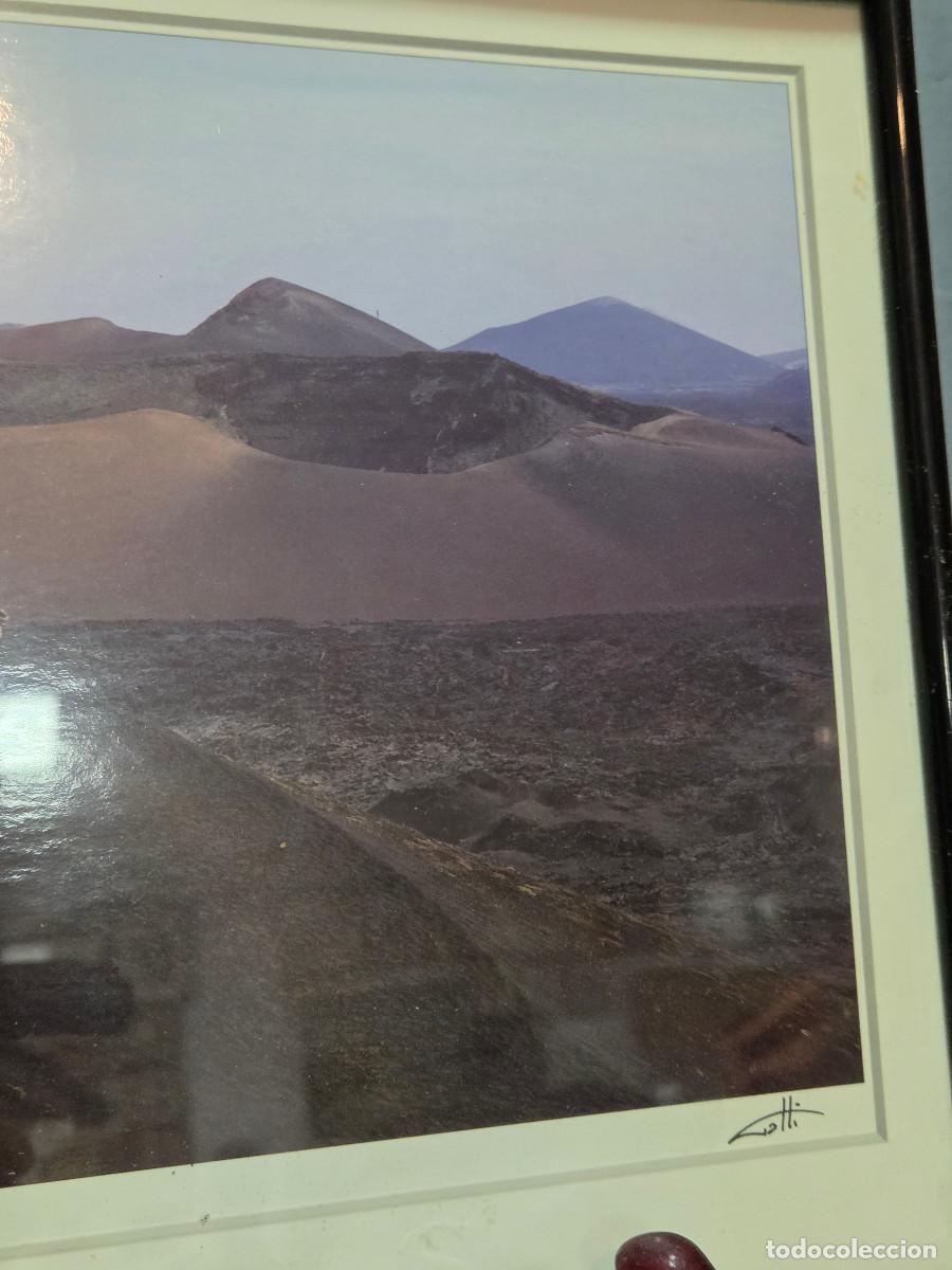 Vintage: cuadro con fotografia de lanzarote - Foto 3