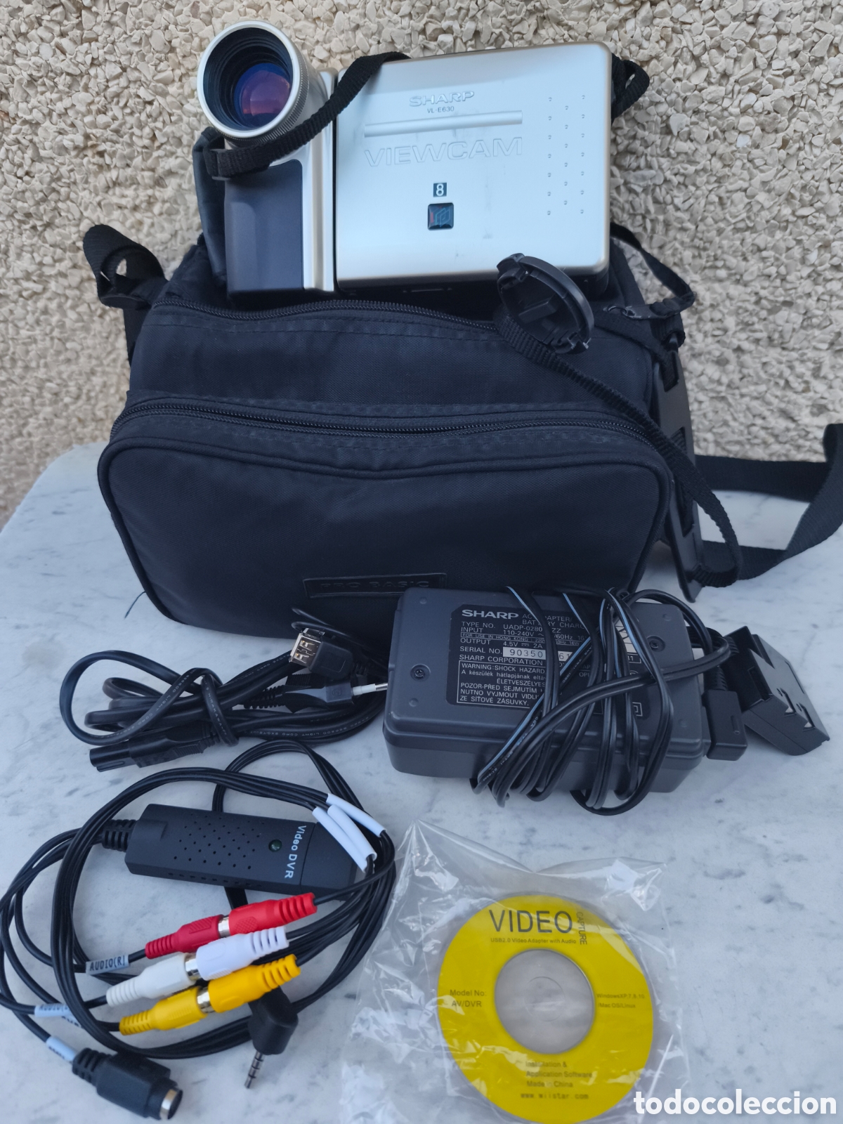 Vintage: C&aacute;mara Sharp VL-E630 y accesorios - Foto 2