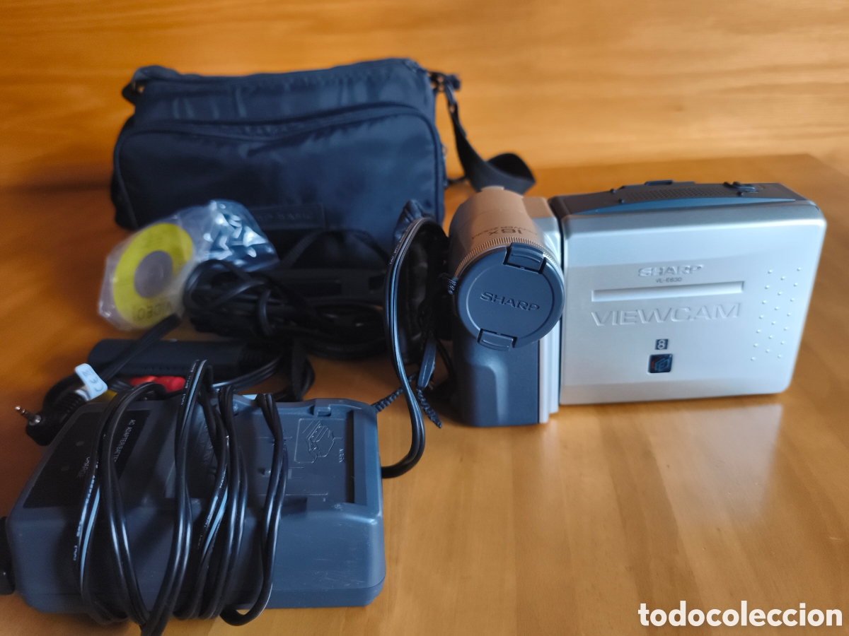 Vintage: C&aacute;mara Sharp VL-E630 y accesorios - Foto 12