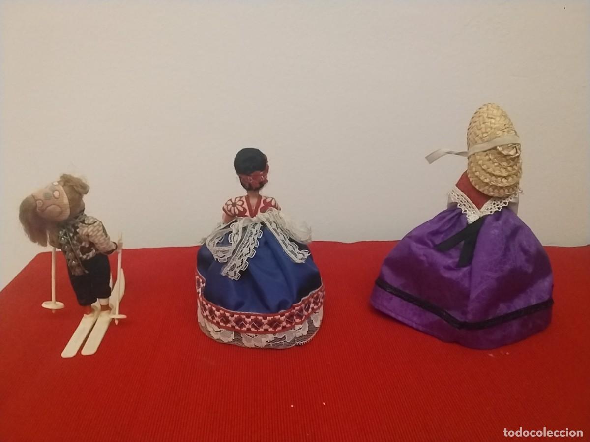 Vintage: 3 MU&Ntilde;ECAS ANTIGUAS ESQUIADORA - Foto 5