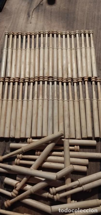 Vintage: Bolillos de madera de boj - Foto 1