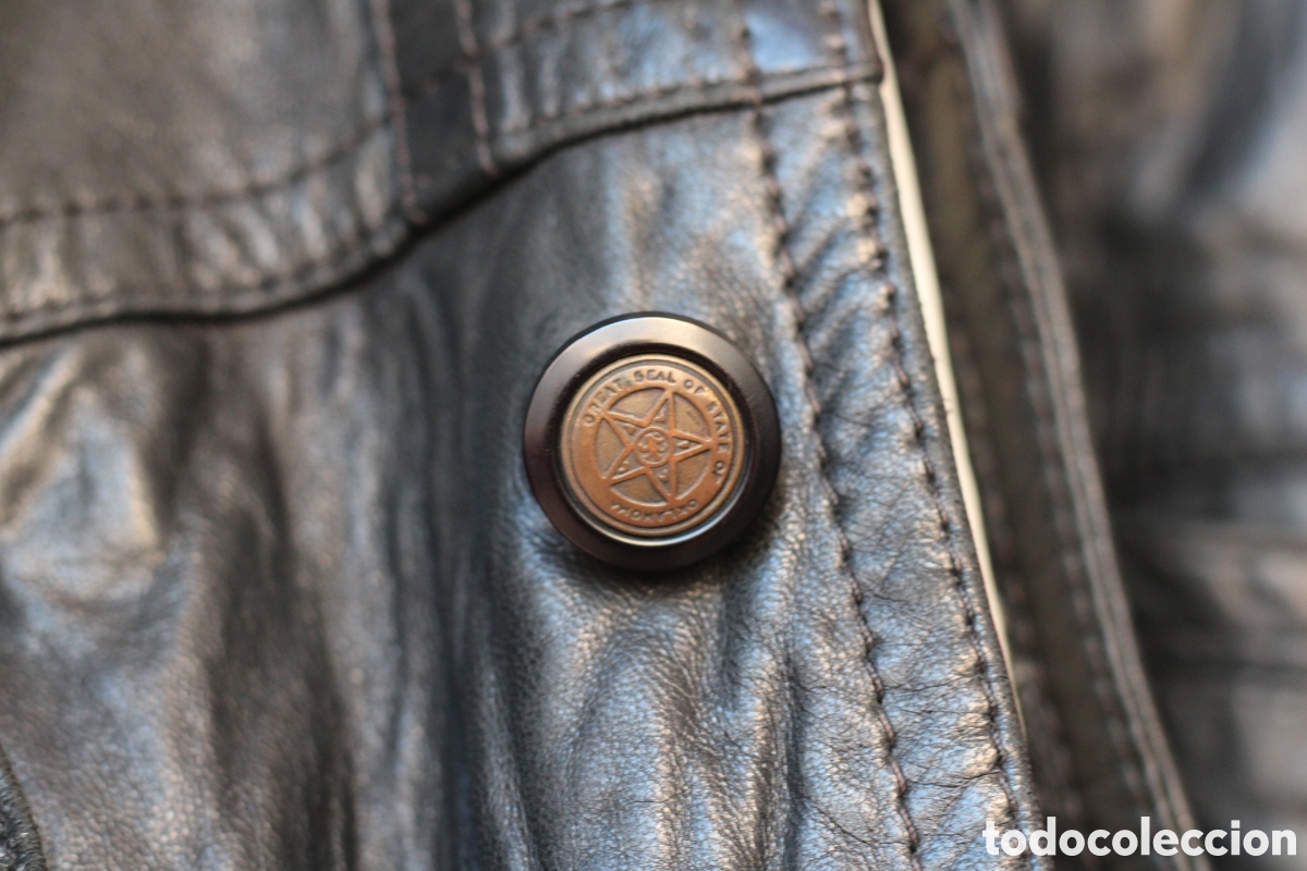Vintage: Cazadora bomber hombre piel - Foto 2