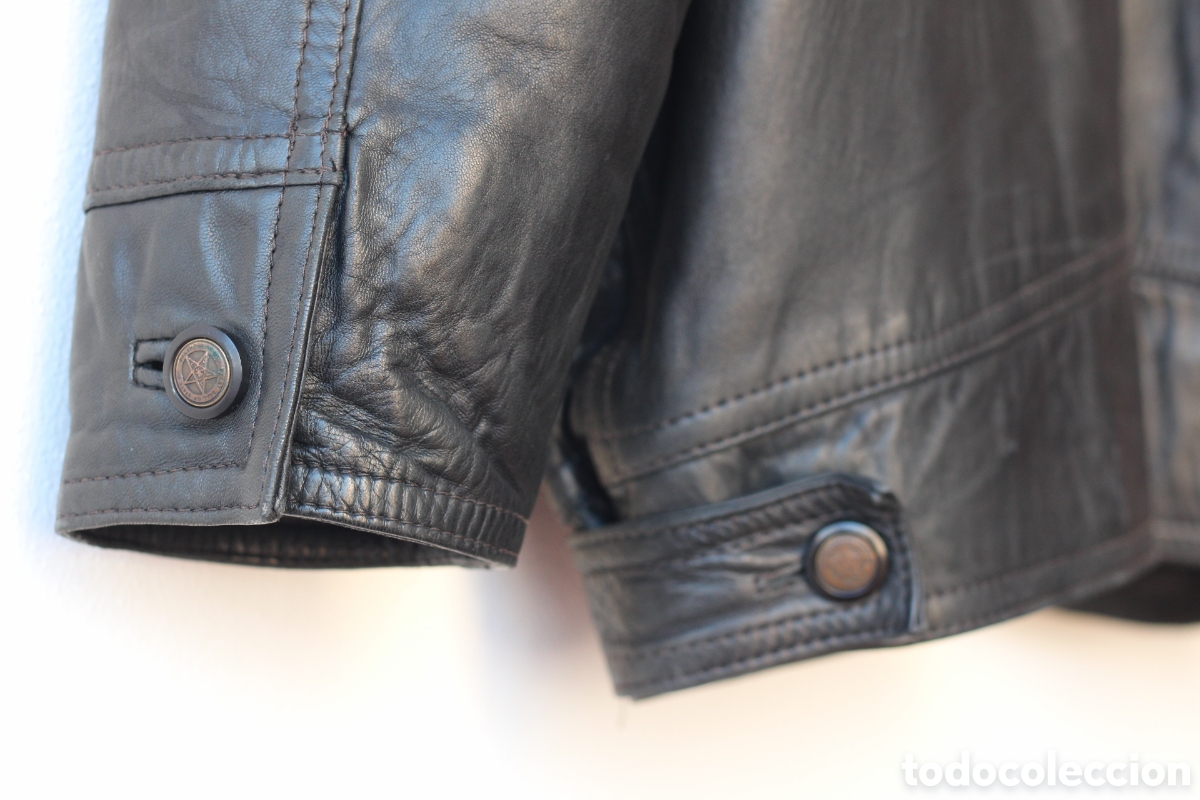 Vintage: Cazadora bomber hombre piel - Foto 3