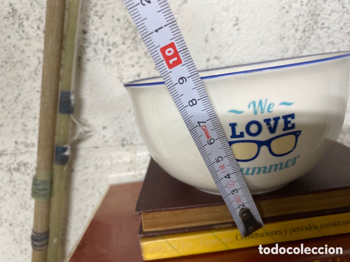 Vintage: Cuenco de cer&aacute;mica we love summer - Foto 6